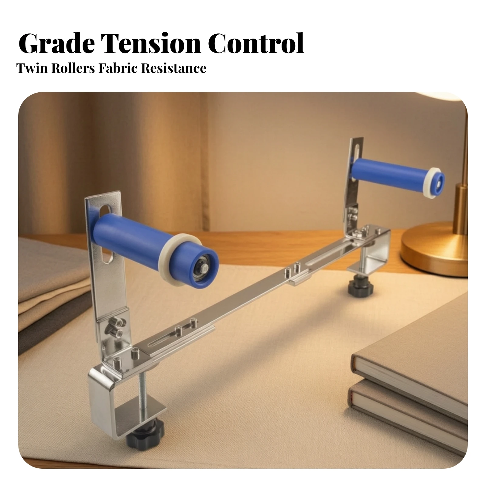Sewing Machine Attachment with Table Clamp Precision Elastic Sewing Guide Attachment Universal Space-Efficient for Seamstresses