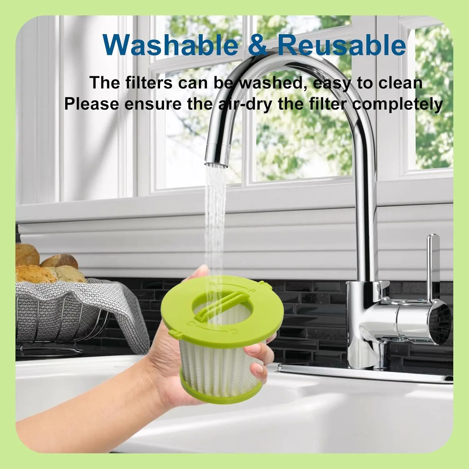 4 sztuki filtrów do odkurzacza Ryobi ONE+ 18V PCL700 PCL704 PCL705, żółte, A32F05N A32HF00