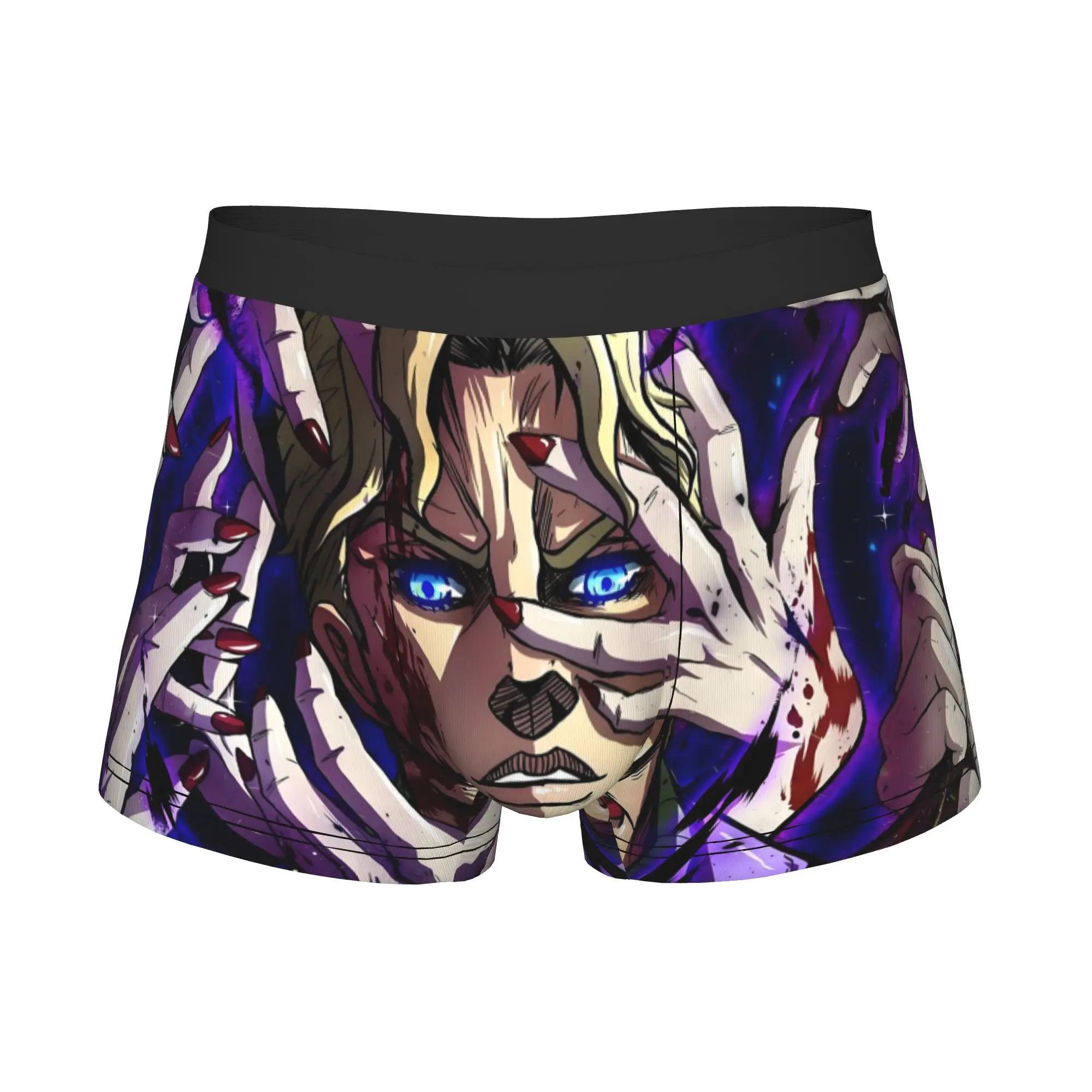 Kira Yoshikage  Boxer Shorts For Homme 3D Printed JoJo's Bizarre Adventure Underwear Panties Briefs Breathable Underpants