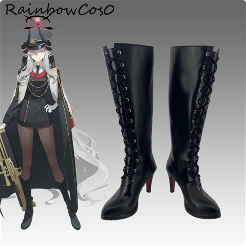 

Hanuma Makoto Blue Archive Cosplay Shoes Boots Game Anime Halloween RainbowCos0 W4501