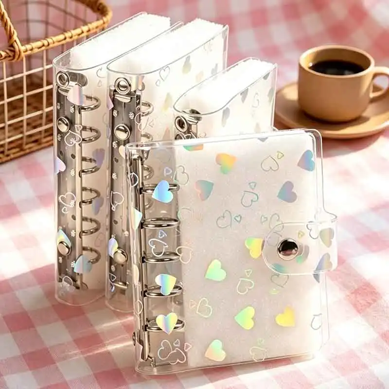 

A5A6A7M5 Laser Heat tDIY Binder Photocards Collect Book Diary Agenda Planner DIY Cover Album Stationery