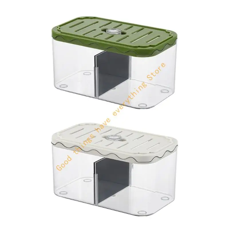 

Aquarium Breeder Box Nursery with Removable Divider Box for Indoor Desk 55KF