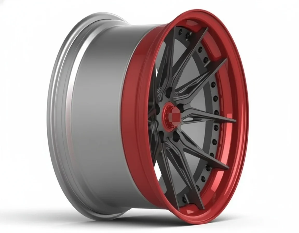 

3PC Forged Wheels, 18 19 20 21 22 23 24 Inch Aviation Aluminum T6061 Alloy, Forged Alloy Wheels, Aviation Aluminum Rims