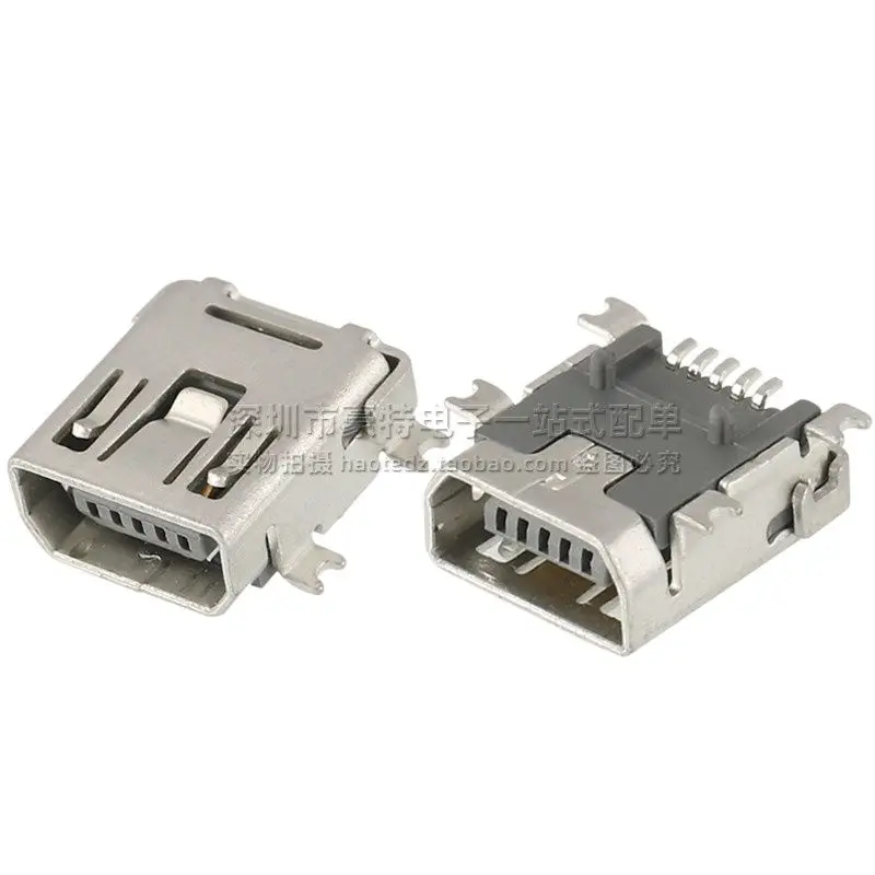 10pcs/ KMAB-SMT-5S-S-30TR SMD Mini 5P USB2.0 female interface TYPE-B type connector