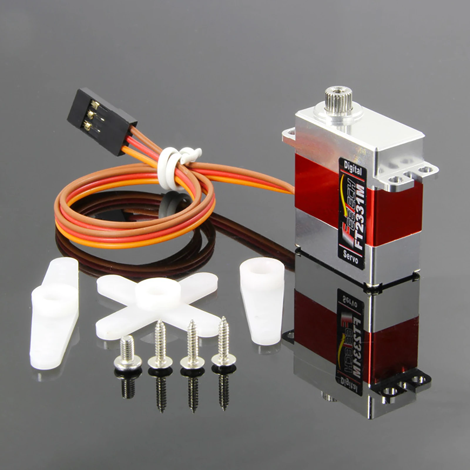 Feetech Micro Servos FT2331M 0.07sec/60 درجة 3.5 كجم رقمي جميع المعادن محرك سيرفو Coreless 25T لطائرة هليكوبتر RC