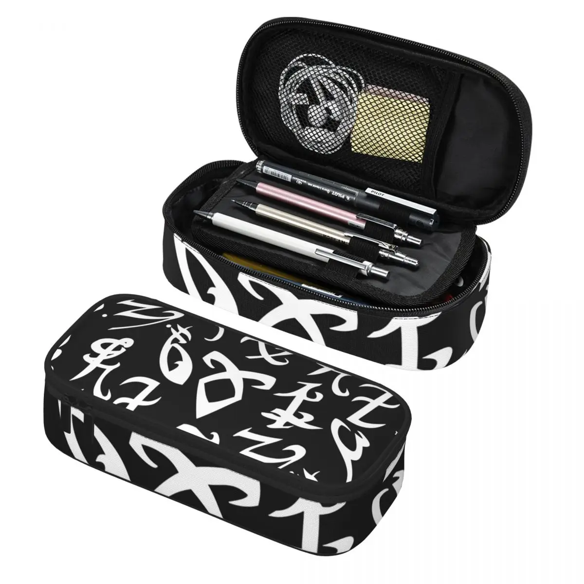 Shadowhunters, Shadowhunters Runes, Mortal Instruments Pencil Case Gifts Pen Box Pencil Bag Stationery Supplies Pen Holder Bag
