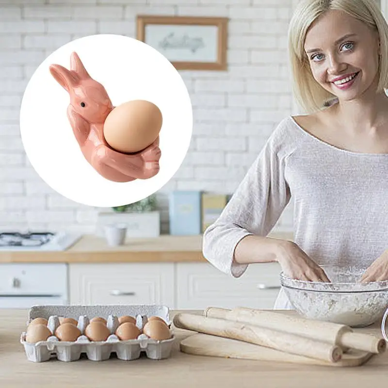 Ceramic Egg Cups Breakfast Soft Hard Boiled Egg Holders For Multi Purpose Holder Kitchen Organizer For Study Room Bookshelf