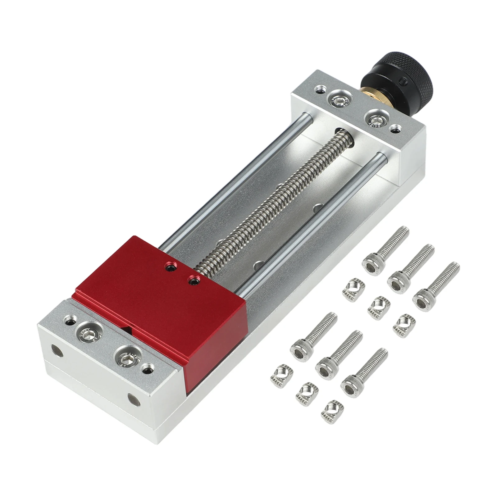Mini Vise CNC Drilling Machine Small Welding for table Model LTY59100 with Aluminum Metal Body and Adjustable Clamping