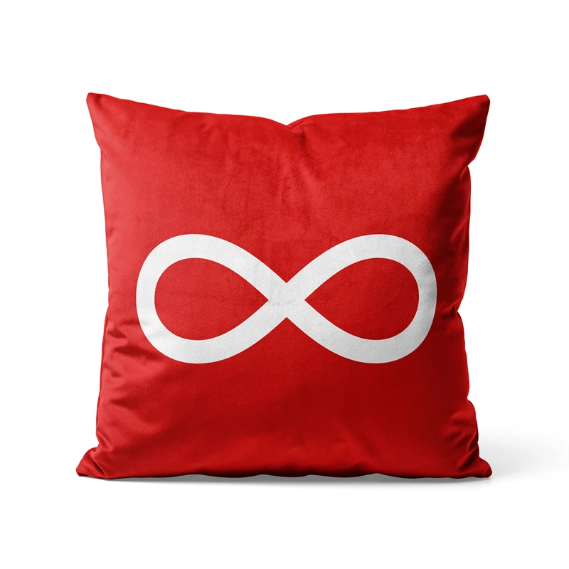 Gaslight Gatekeep Girlboss Metis Red Version Throw Pillow Covers Cushion Cases Pillowcases for Sofa 45cm x 45cm