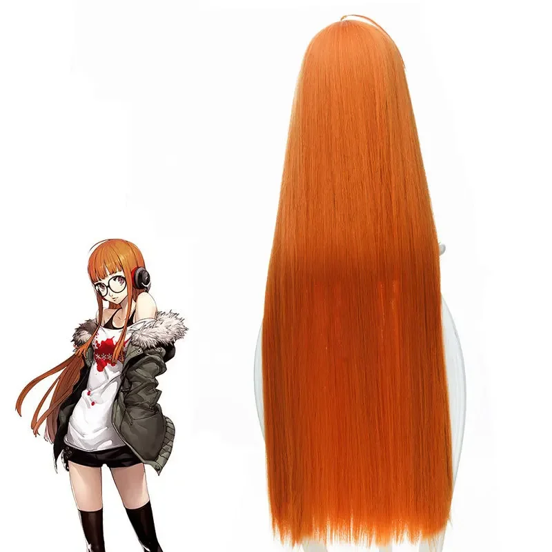 Anime Gioco Persona 5 Futaba Sakura Cosplay Tuta Uniforme Vestito Parrucca Capelli Donne Halloween Carnevale Costume da festa per bambini Adulti