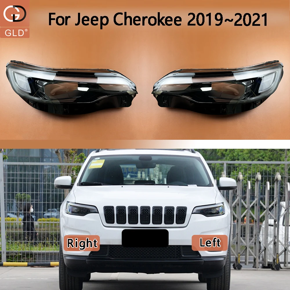 

Transparent Headlamp Shell Lampmask Lamp Shade Headlight Cover Replace The Original Lampshade For Jeep Cherokee 2019 2020 2021