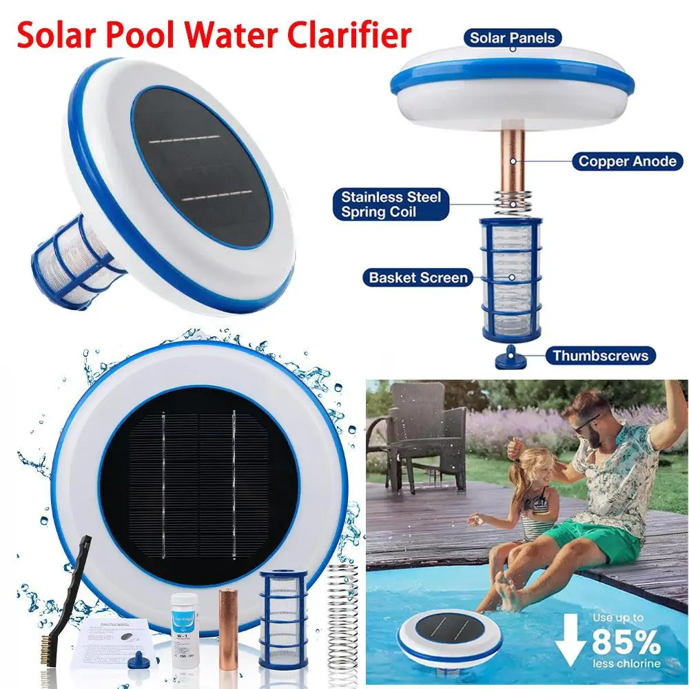 

Swimming Pool Solar Pool Ionizer Purifier Copper Anode Kit Ionizer Purifier Free Cleaner Replacement Parts For Swimming