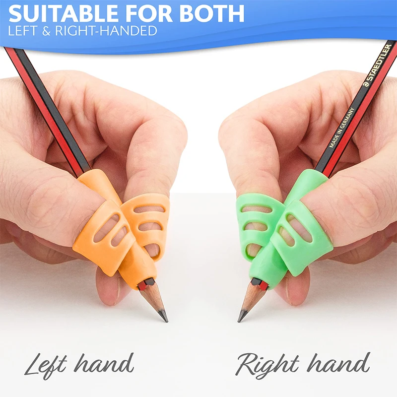 3Pcs Writing Aid Gripper Trainer, Finger Grip Posture Correction Tool for Children Preschooler