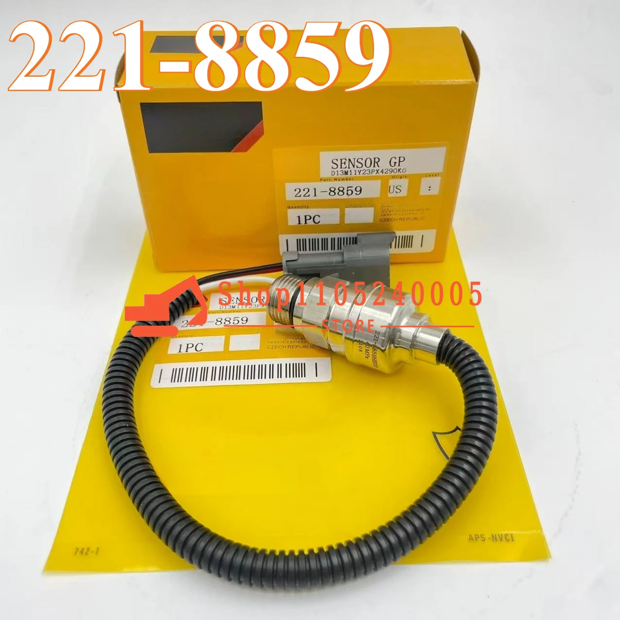 

Excavator Parts for 320C E320C Pressure Sensor 221-8859 HE02 2218859