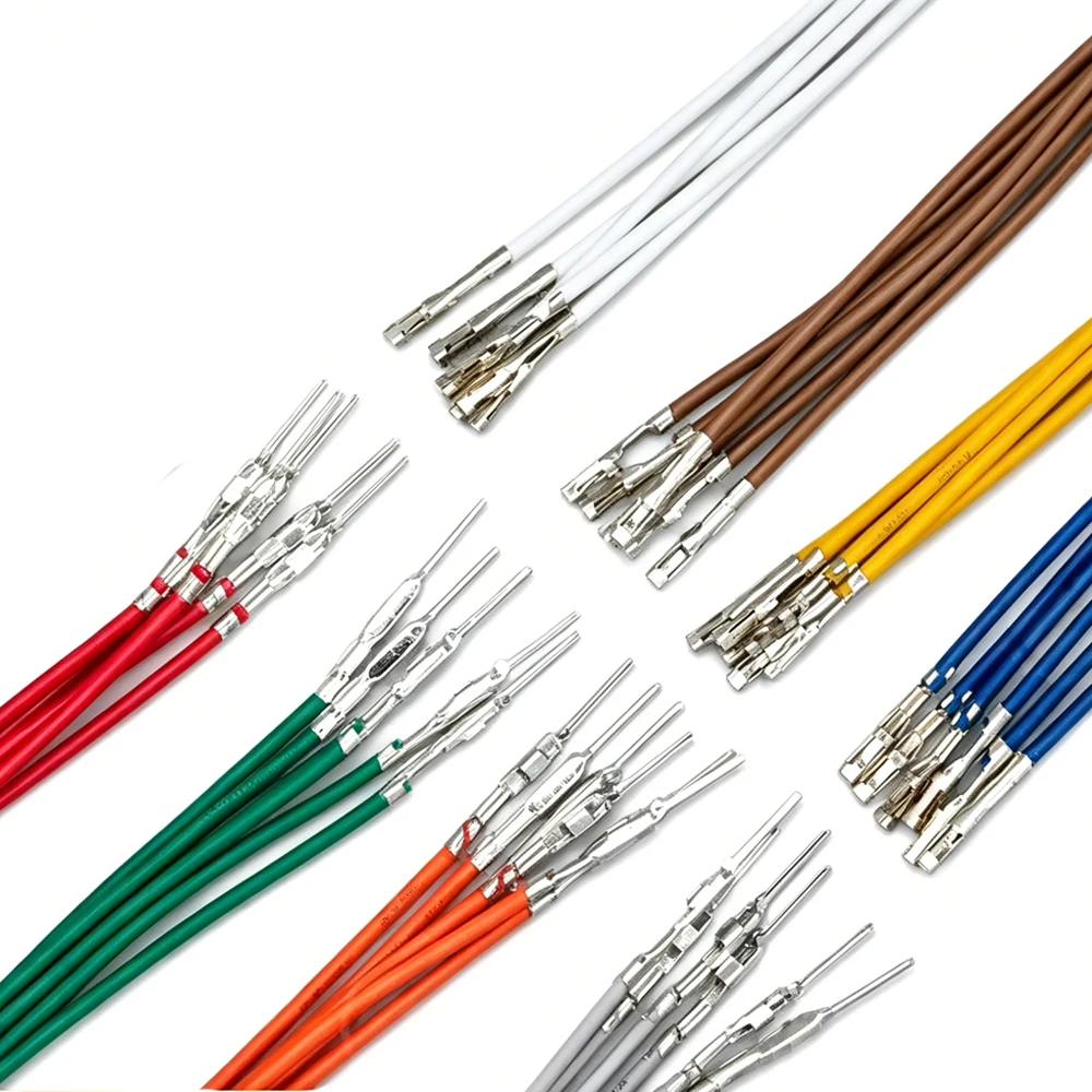 20pcs Dubang Single head Connecting Wire 20CM 26AWG 2.54MM 1P Terminal Cable For DubangPlastic Shell