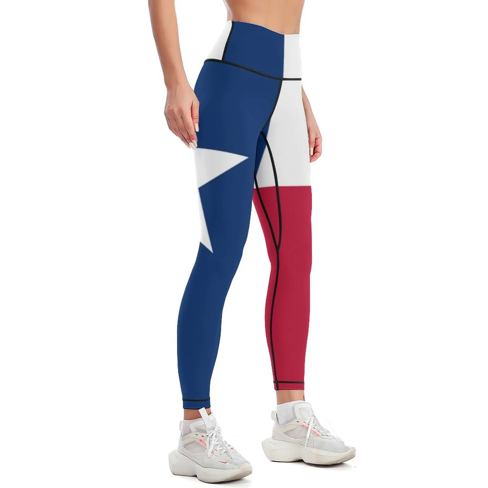 Texas Flag Leggings push up legging sportswear for gym sporty woman gym for girls Womens Leggings