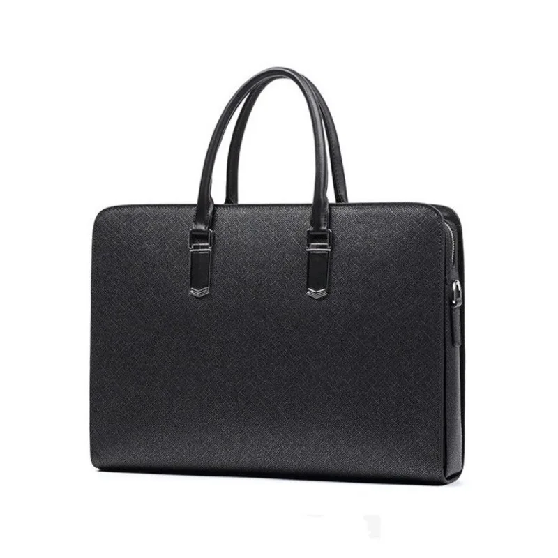 Borsa di fascia alta Borsa casual da lavoro Alla moda Premium Feel Lucchetto a combinazione Valigetta da uomo in vera pelle da uomo