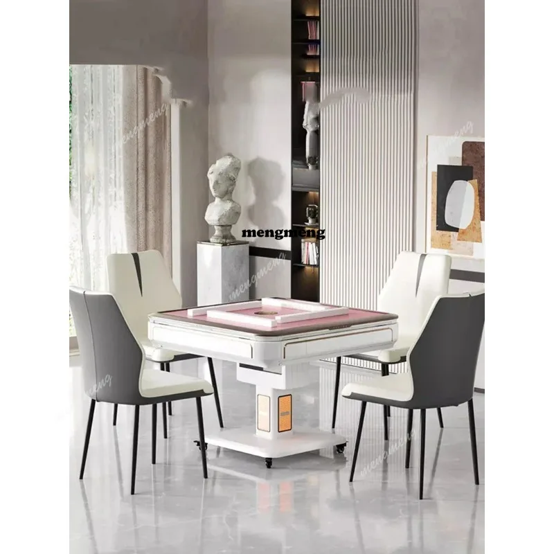 Advanced Fold Dining Table Mobile Automatic Shuffling Relaxation Mahjong Table Study Low Volume Home Furniture