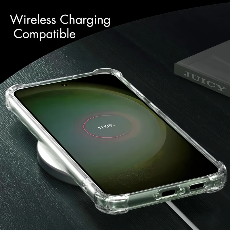 Transparent Silicone Soft Shockproof Case For Samsung Galaxy S24 S23 FE Plus Ultra A55 A35 A25 A15 A54 A34 A24 A14 Back Cover image 4