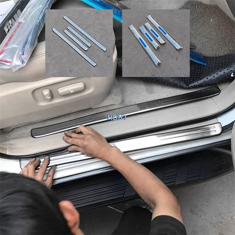 

Аксессуары в стиле автомобиля для Toyota Land Cruiser 120 FJ120 2700 Prado 2003-2009, накладка на порог, накладка на порог, накладка на педаль