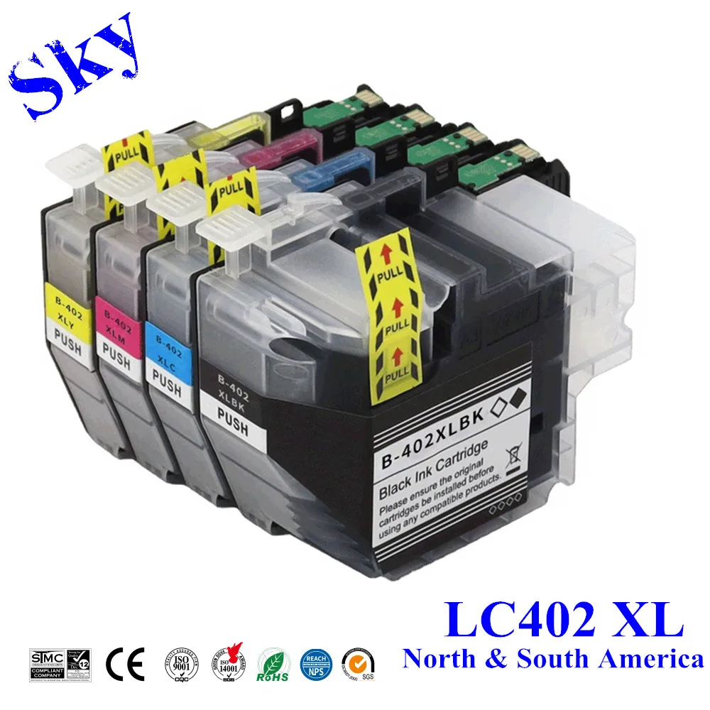 Sky 402XL LC402 LC402XL LC 402 Compatible Ink cartridge For Brother MFC-J5340DW MFC-J6540DW MFC-J6740DW MFC-J6940DW Printer