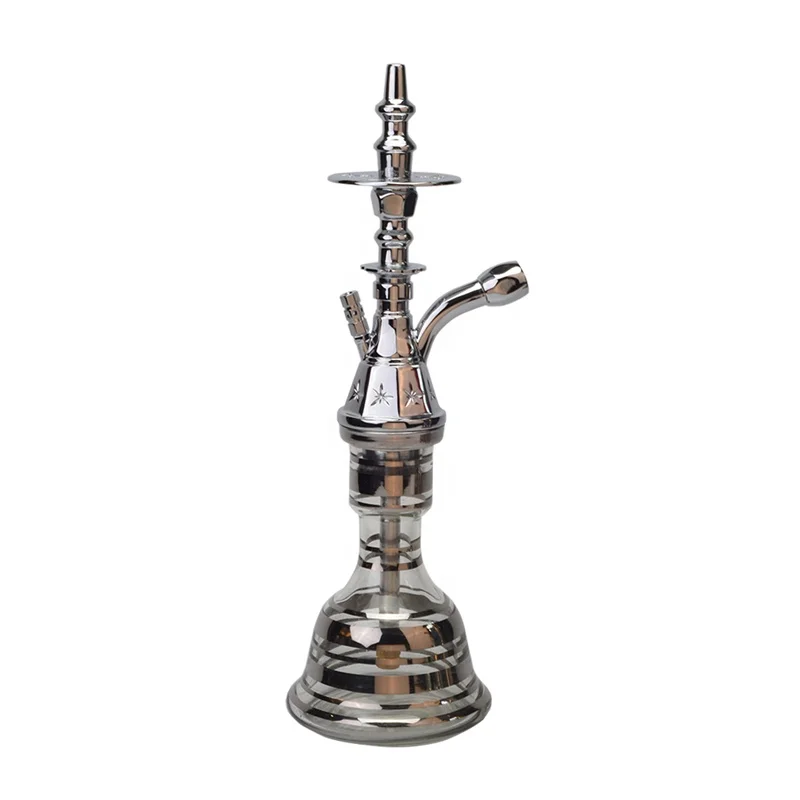 

High quality zinc Egyptian hookah luxury glass hookah pipe pipe adjustable smoke valve