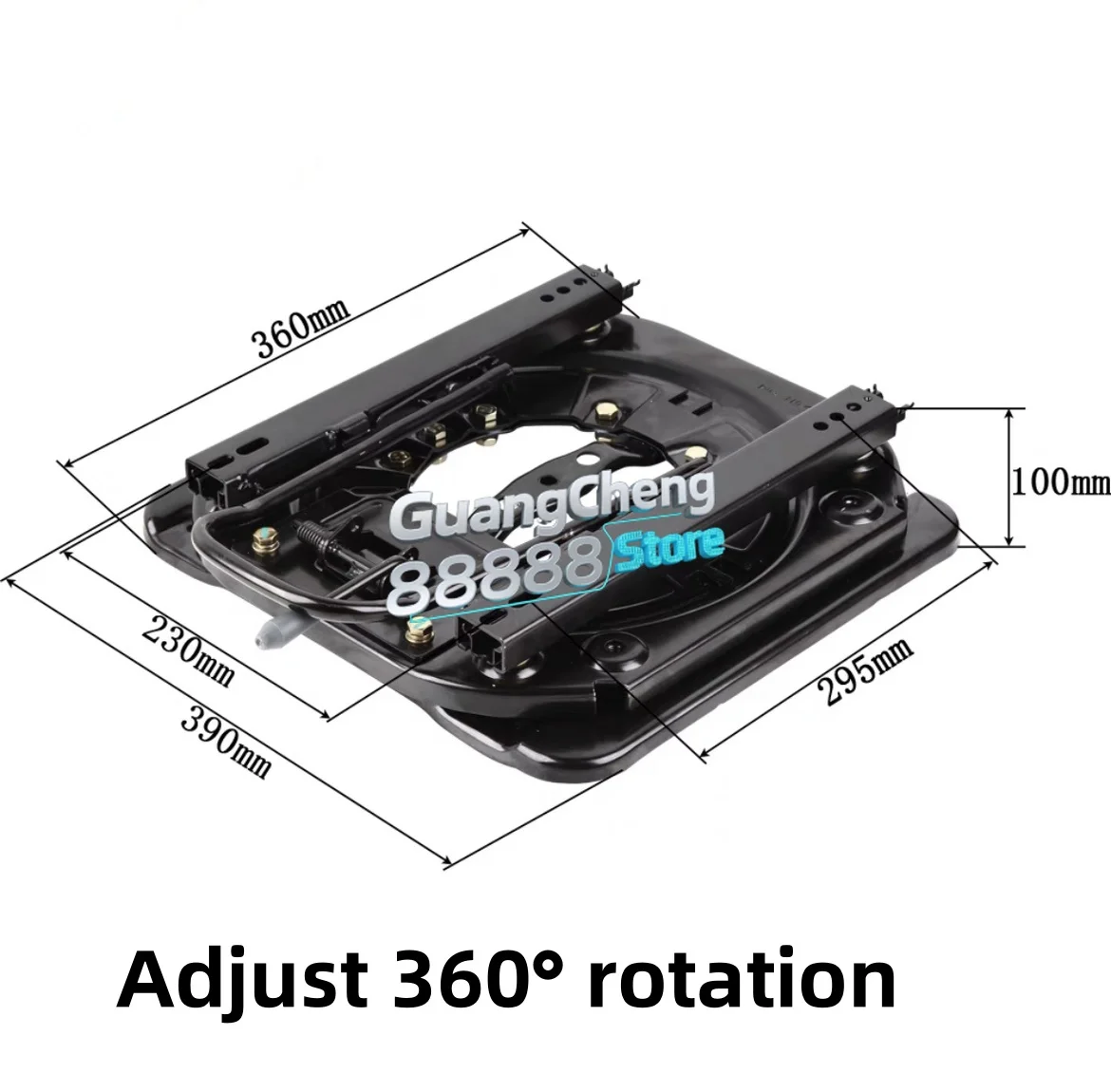 Suitable for car seat 360-degree rotating chassis modification Iveco Hongguang Lingzhi middle row seat turntable accessories