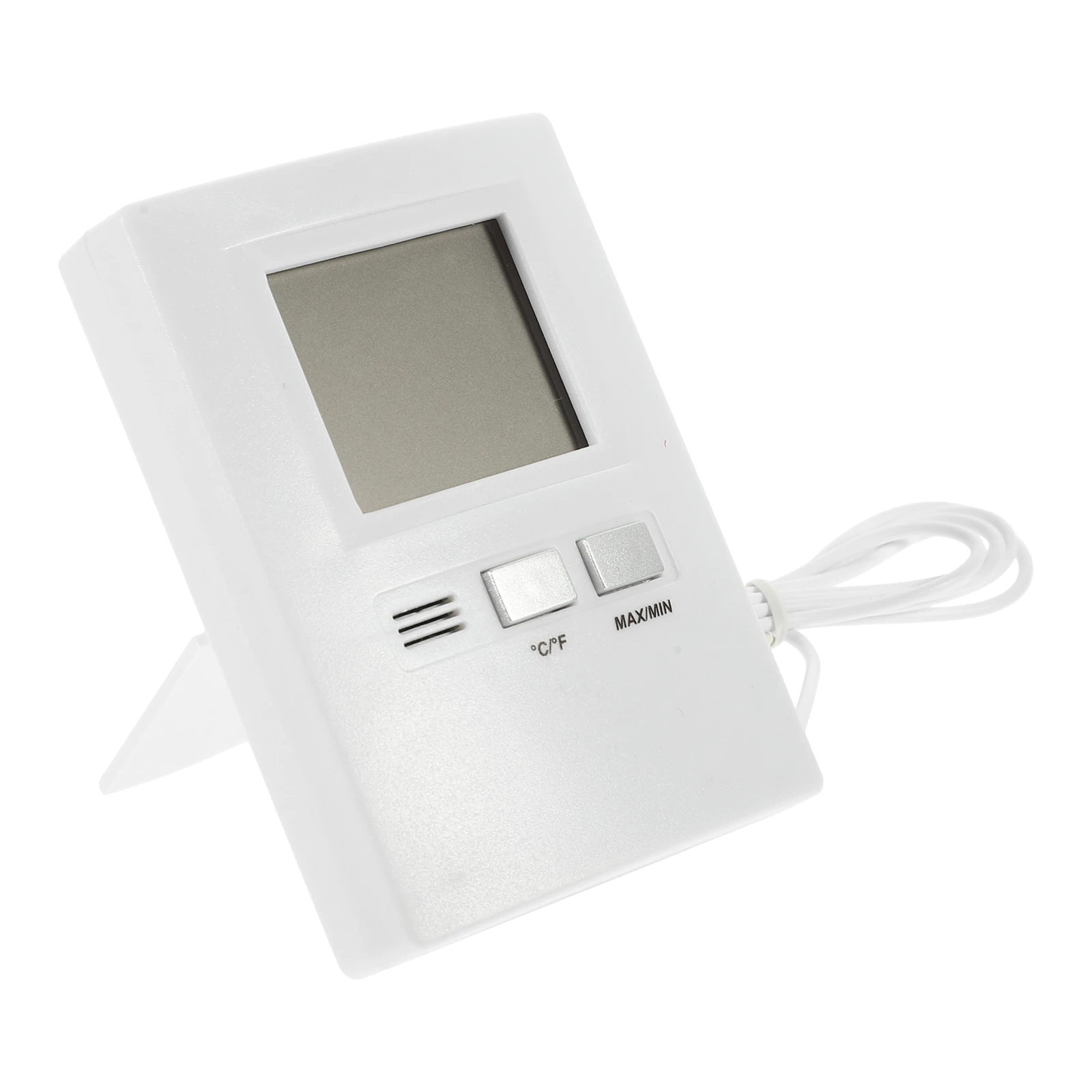 

Dual Channel Digital Thermometer Indoor Outdoor Temperature Display Device Wall Mounted Tabletop Lightweight White Space Saving