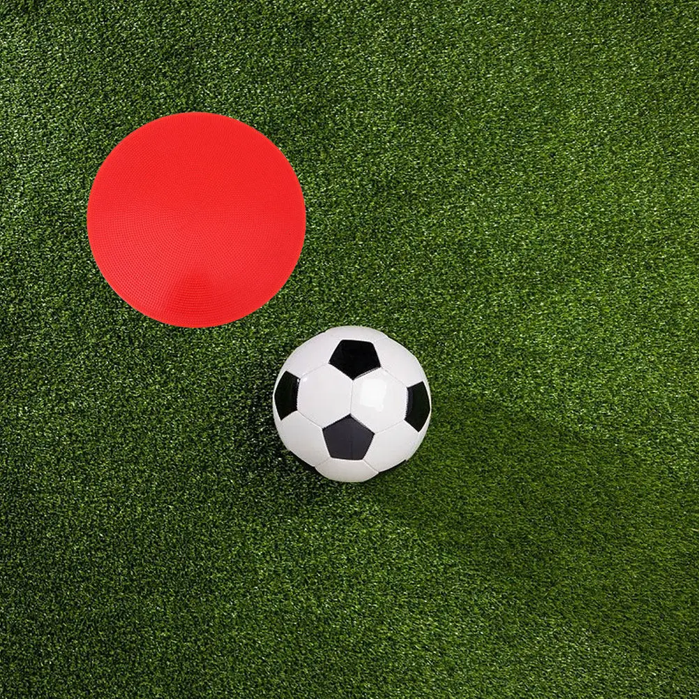 4Pcs Colorful Spot Floor Markers for Classroom and Sports Fields Flat Design Football Training Sign Discs Multi-Sport Agility