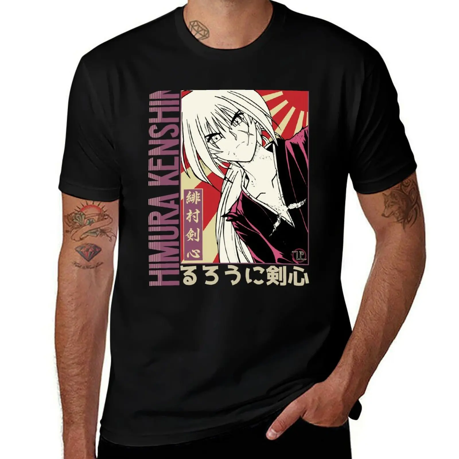 

Kenshin Himura V2 R.K. T-Shirt shirts graphic new edition anime stuff mens shirts graphic tee