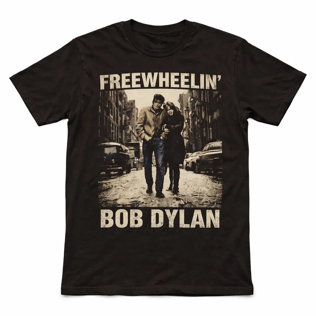 

Black Vintage Rock Concert Graphic T-Shirt for Men New Style