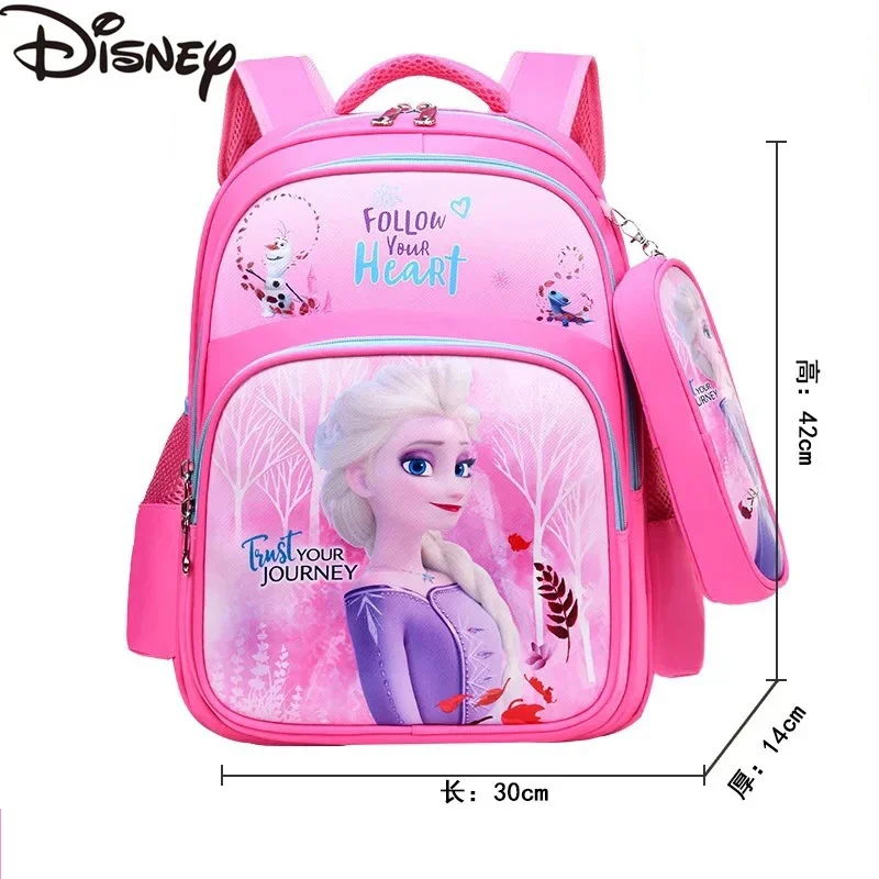 Disney Frozen Elsa Anna Cartoon tornister plecak dla dziewcząt dzieci tornister szkolny plecak dla dzieci tornister szkolny Mochila