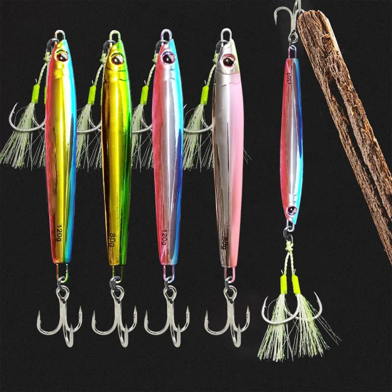 

AS Fast JIg Lure Glow Electroplating Laser Pesca Speed Falling Angler Boat Sea Fishing Metal Hard Bait Sinking Jigging Bait