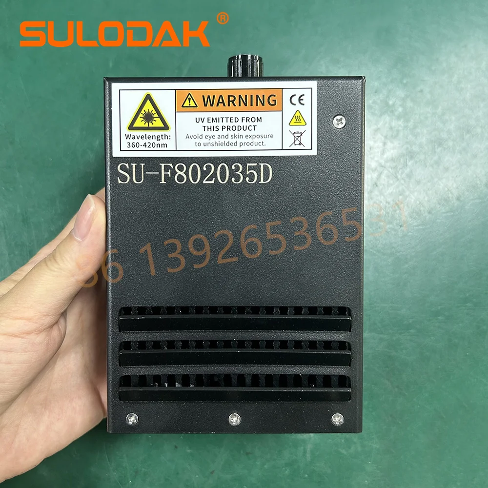 F8020 Fan Cooling Ultraviolet Lamp System UV LED Ink Curing Lamp for Epson i3200 XP600 TX800 Digital Inkjet Printer