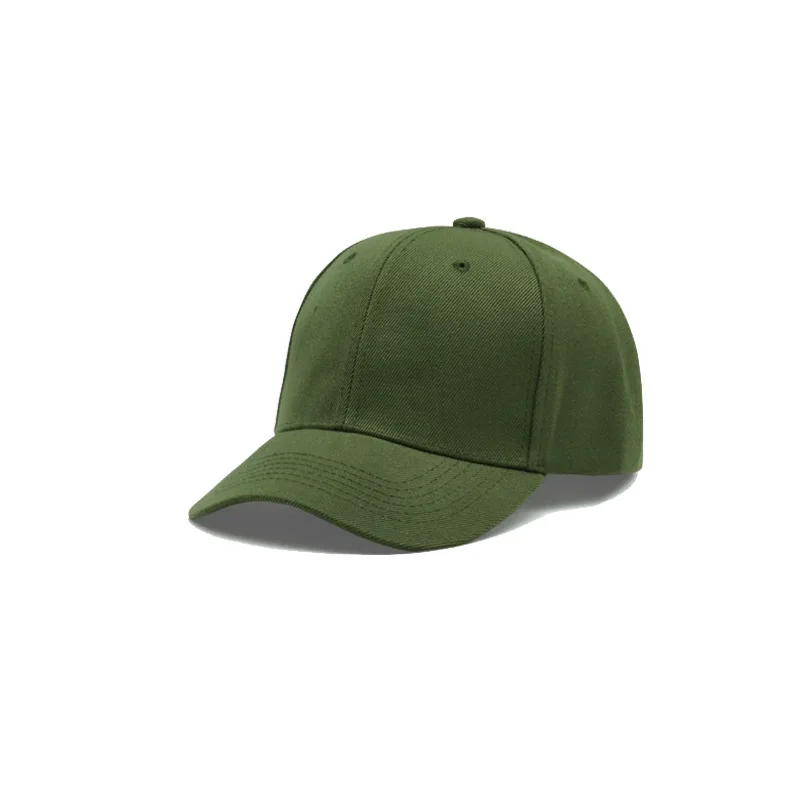 Op maat bedrukt logo Diy Baseball Cap Unisex Verstelbare Mannen Vrouwen Sport Trucker Hoed Effen Kleur Gepersonaliseerde Caps