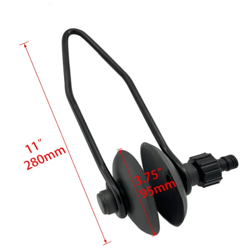 ISURE MARINE Universal Round Motor Flusher For Boats Boat Motor Flusher Water Flusher Boat Flushing Kit Outboard Motor Flusher