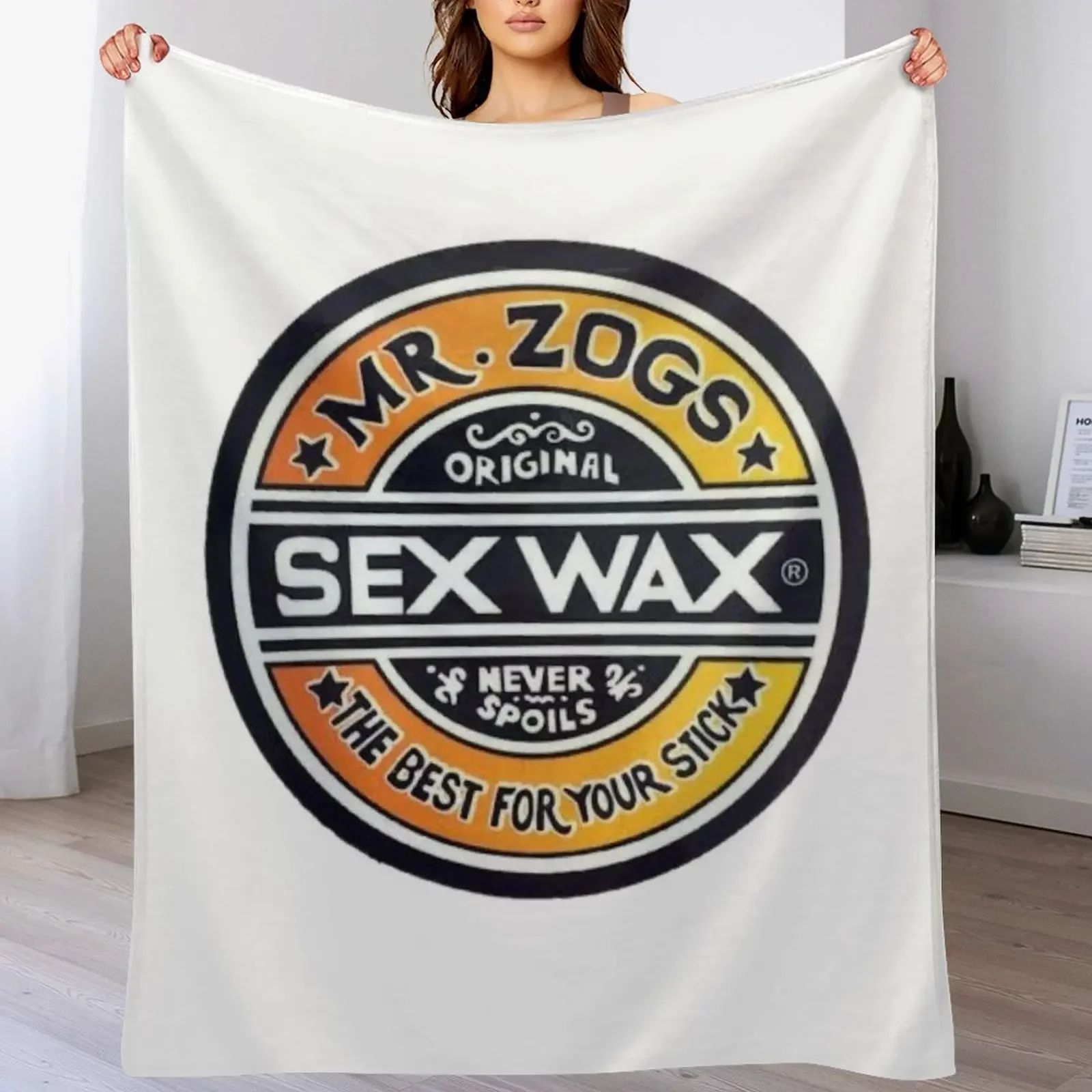 Mr Zogs Sex wax Throw Blanket Modern Design Soft Blanket for Home Decor