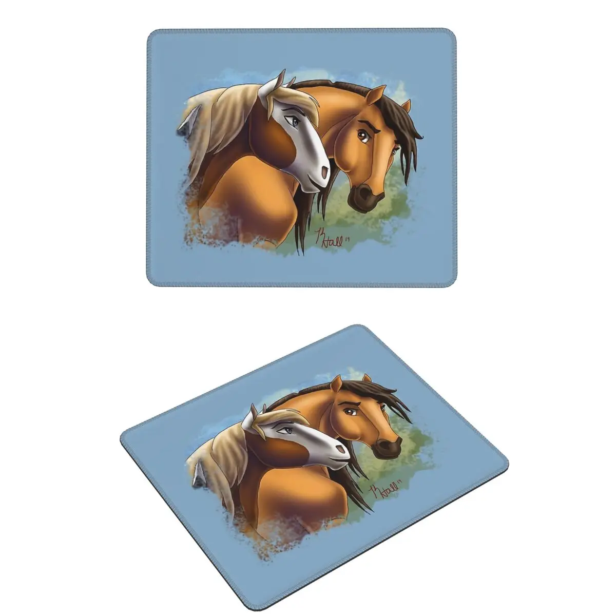 

Spirit And Rain - Love Found Us Mouse Pad Computer Keyboard Mouse Mat Gaming Laptop Desk Mat Office Table Mats