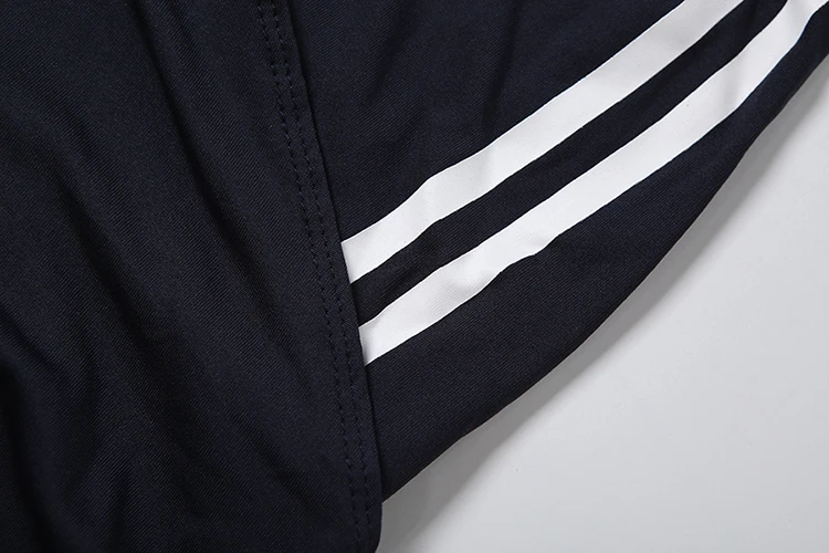 Weird Puss gestreiftes Dekorationskleid für Damen, O-Ausschnitt, Kreuzfalten, lange Ärmel, eng anliegend, hohe Elastizität, sportlicher Stil, Herbst, Mini-Bodycon – Detail 9