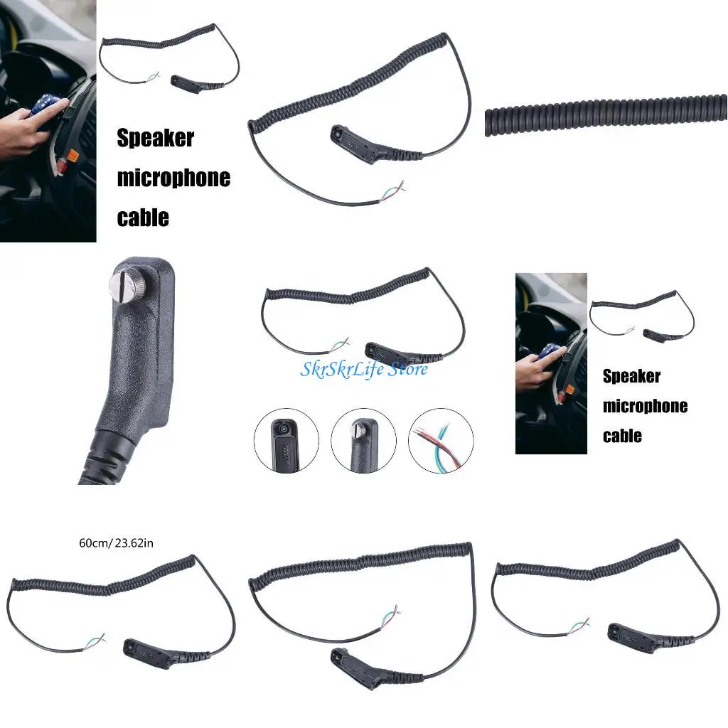 

E65E Электрический микрофон, динамик, микрофонные провода, кабельная линия для XiR P8200 P8260 P8268 P8608 P8668 XPR7550 XPR6550