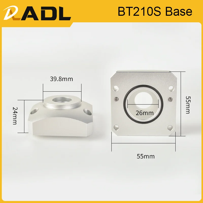 Adl conector de bico laser de fibra de alta qualidade, corpo de aço inoxidável para raytools bt210s, cabeça de corte a laser de fibra