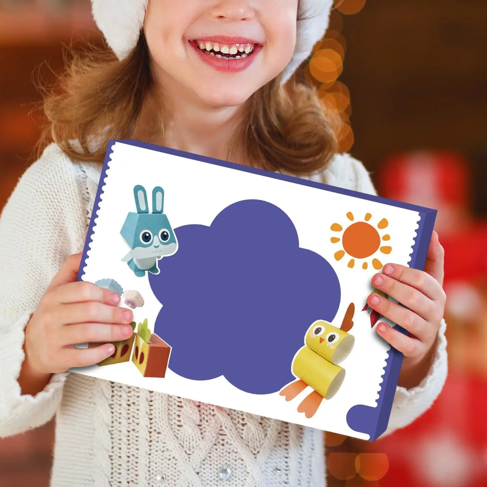 Artisanat en papier pour enfants livre pliant en papier 3D ensemble de projets d'artisanat éducatif pour adolescents débutants passionnés salle de classe école maison