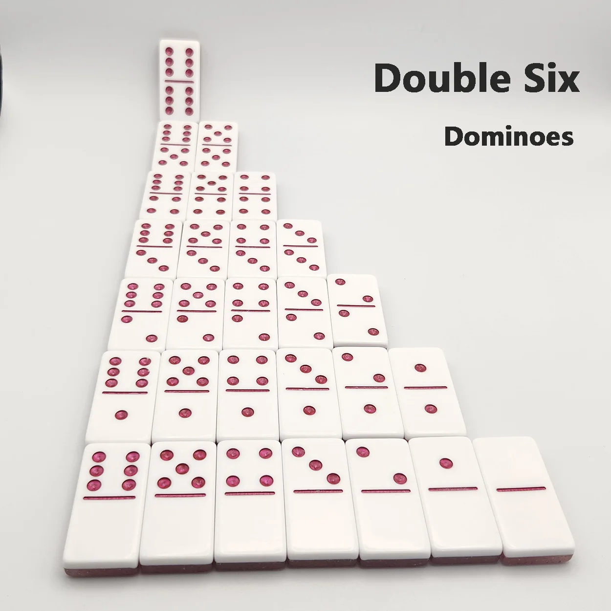 28 Piece Set of Domino, Table Games, Chess, Card Games, Toys, Entertainment, Portable, Durable, Classic Challenge Your Strategy