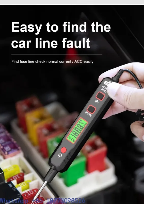 1pcs HT86A AC Voltage Detection Pen Firewire Detection Pen Automatic Shutdown Test Pen Light Emitting Diode Voltage Tester