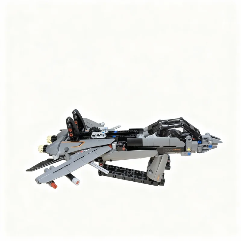

327PCS MOC Technology F 14 Tomcat Model DIY Creative Assembly Building Blocks Display Birthday Gift Collectible Set Display Gift