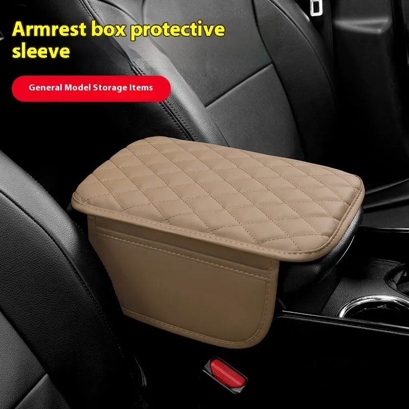 Car Interior Accessories Armrest Box Height Increase Pad Storage Bag Center Console Protector Cover for Opel Astra H