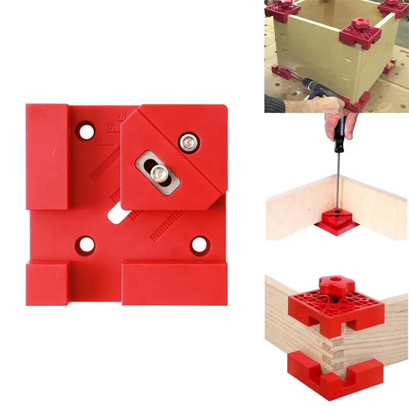 

90 Degree Straight Angle Clamp Carpentry Presses Clamps Fast Woodworking Angle Seal Fixing Clips Sergeant Clamp Woodworking Tool