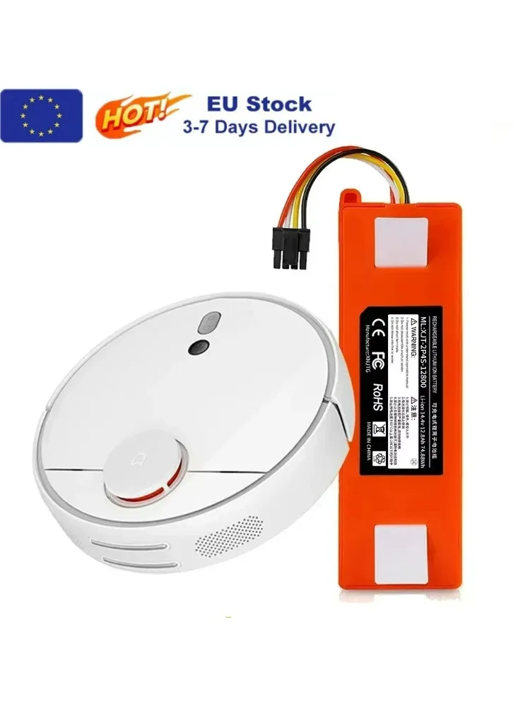 Originele Vervangende Batterij BRR-2P4S-5200D voor XIAOMI 1S 1ST Roborock SDJQR01RR Vegen Dweilen Robot Stofzuiger 5200mAh - afbeelding 2