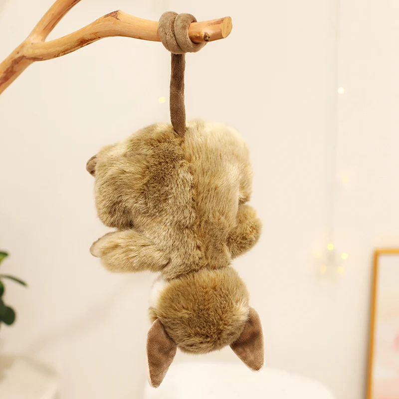 Gesimuleerde aap pluche knuffel maki kussen om pop erker te kalmeren decoratie verjaardagscadeau voor kinderen vrienden