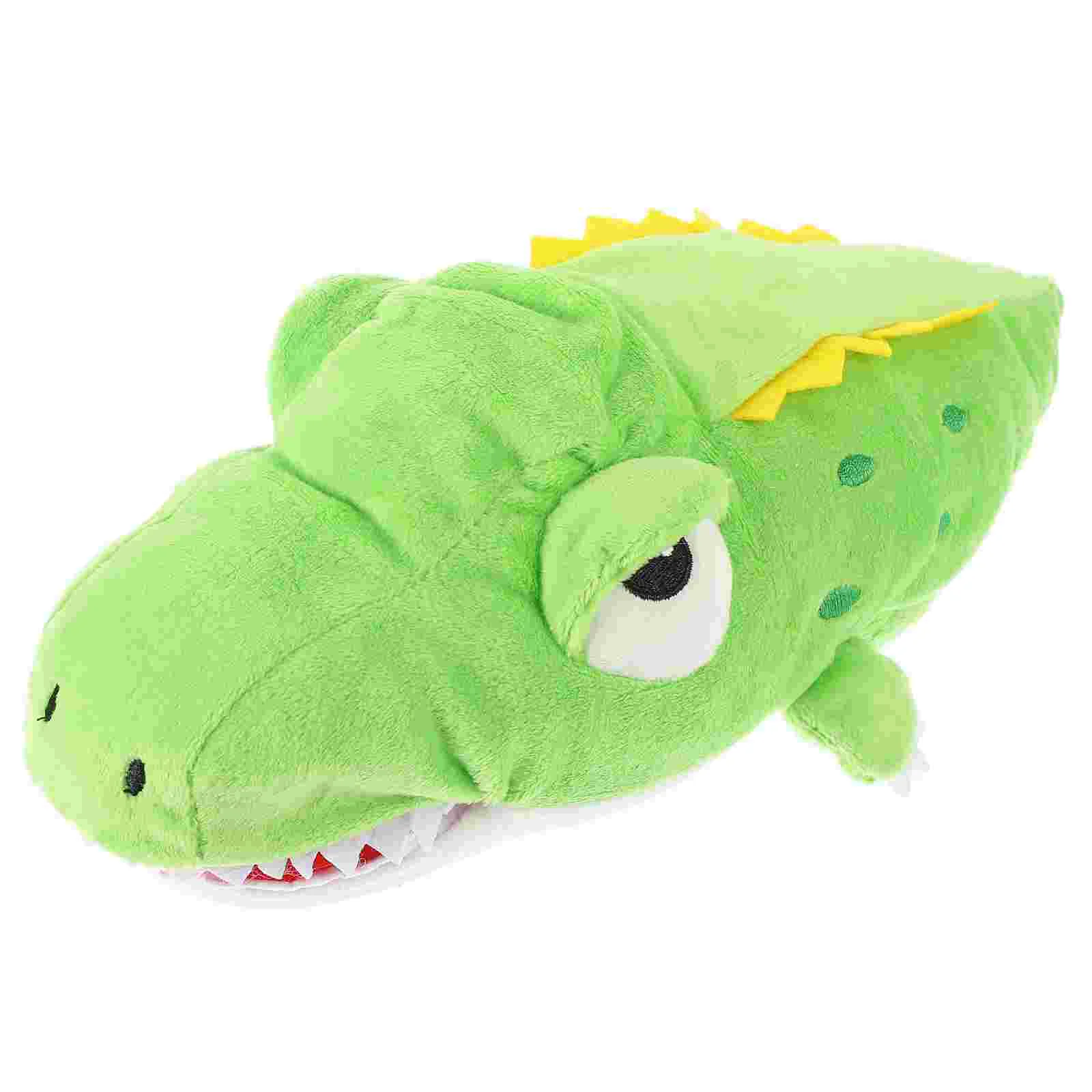 Spielzeug Alligator Handpuppe Kinder Tier realistische Cartoon Storytime für Kinder grün dekorativ